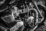 Moto custom Triumph America / Speedmaster : Moteur / Ça tourne !